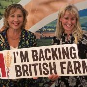 Rebecca Pow with with Minette Batters, President of the NFU.