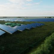 An example of Downing Renewable Developments LLP's solar fencing and screening