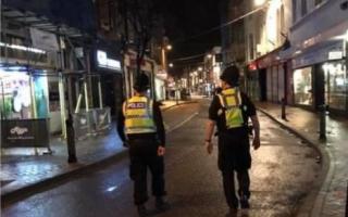 Police on patrol in Weymouth
