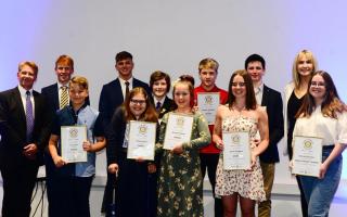 Pride of Somerset Youth Award winners 2022.