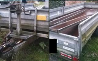 Two trailers along with farming equipment has been stolen from a farm near Blandford
