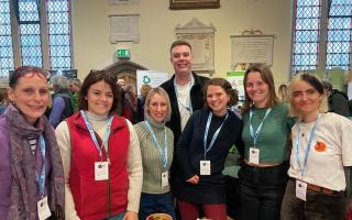 Young farmers at the Oxford Real Farming Conference.